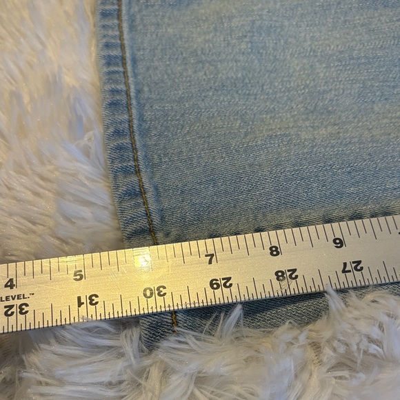 Levi's Super Low 518 Light Blue Flare Jeans - Picture 6 of 9